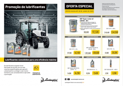 Promoção de lubrificantes